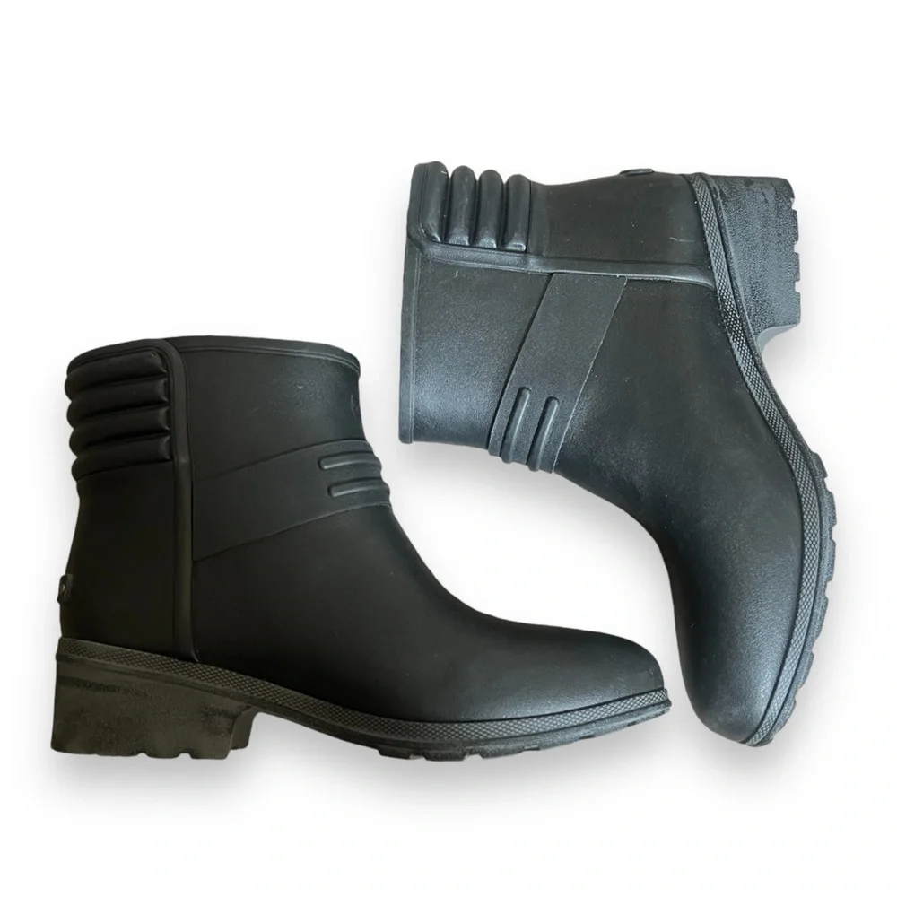 SPERRY AERIAL BECK WATERPROOF RAINBOOTS Black MOTO